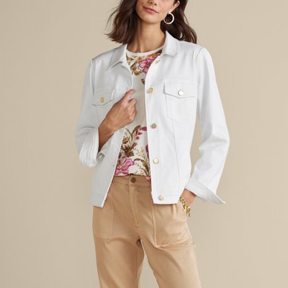 White Denim Jacket